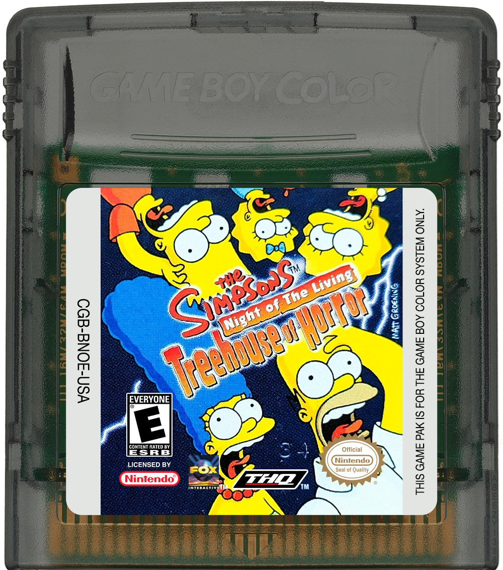 The Simpsons: Night of the Living Treehouse of Horror cartridge